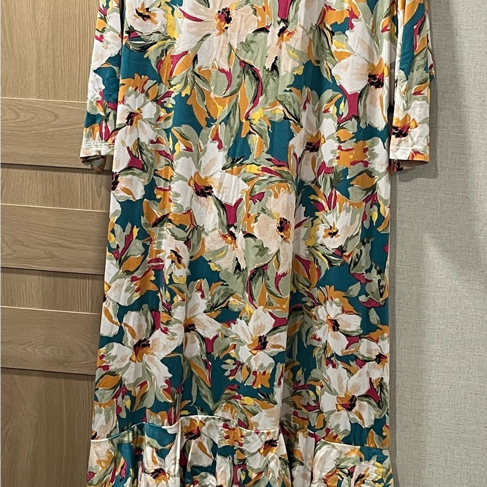 Tropical Bloom Maxi Dress